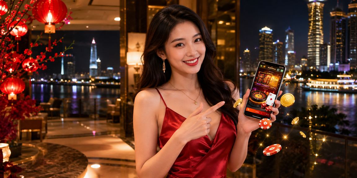 Người chơi casino trên điện thoại di động tại lễ hội Tết ở Hồ Chí Minh